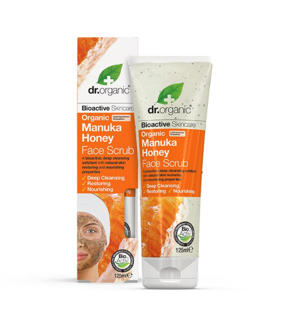 Dr Organic Manuka Honey Face Scrub 125ml